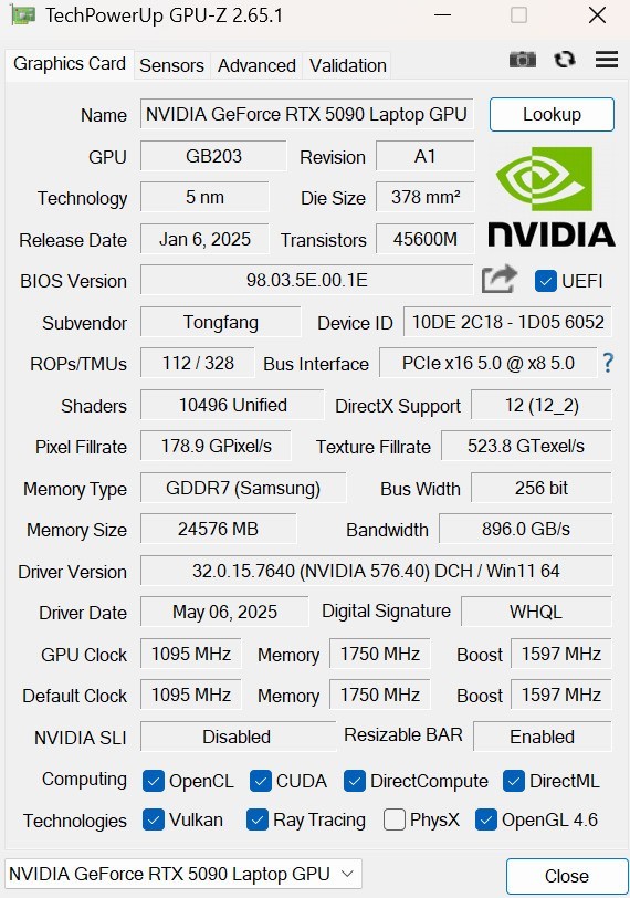 笔记本RTX 5090、5080、5070Ti谁最坑？实测给你答案