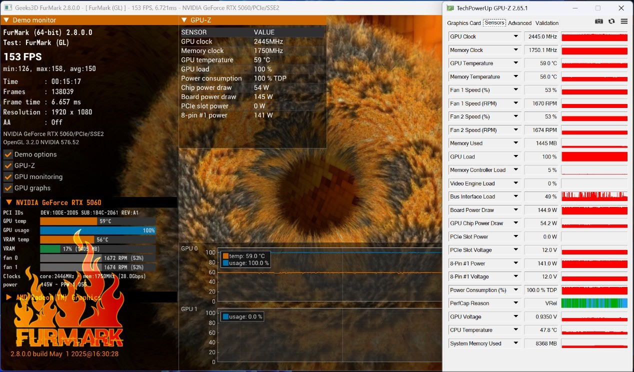 影驰RTX 5060魔刃评测：磁吸RGB光效的50系甜点