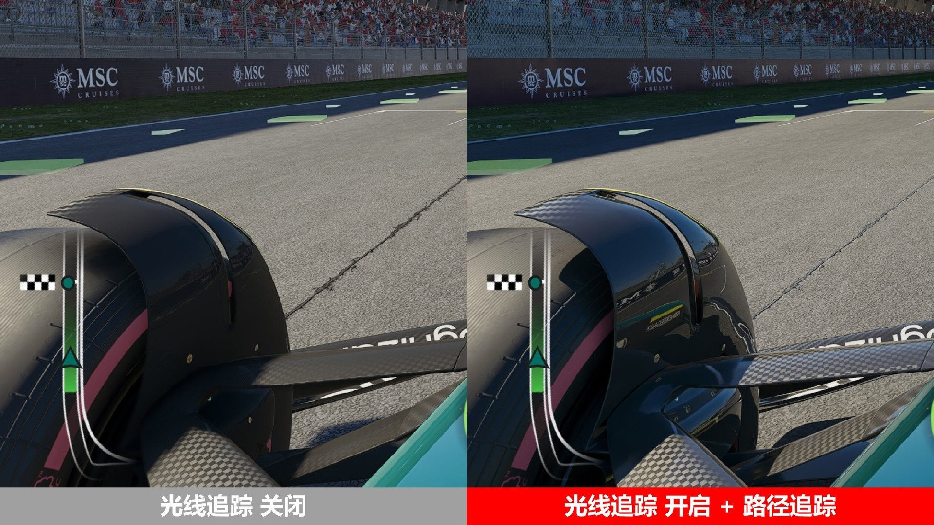 蓝宝石RX 9070 GRE实测《F1 25》 可4K光追！