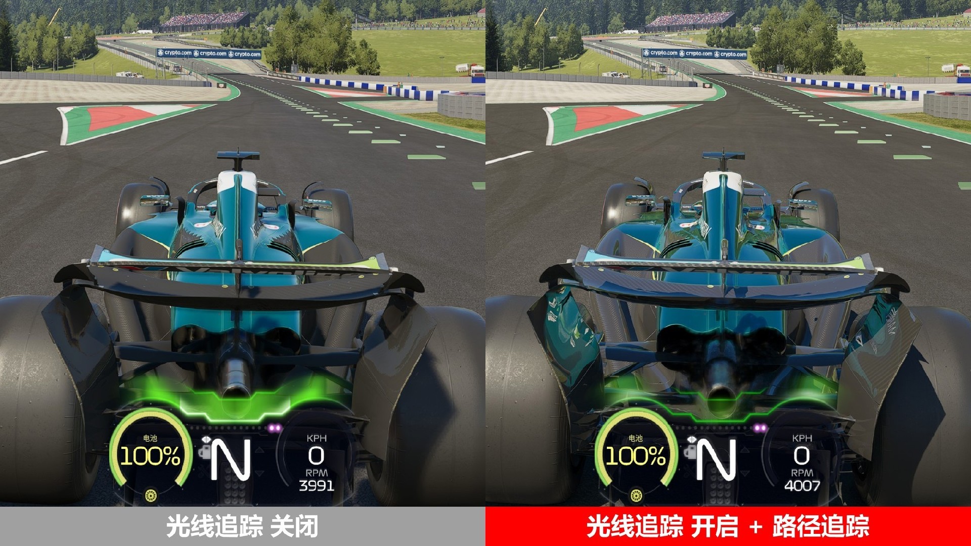 蓝宝石RX 9070 GRE实测《F1 25》 可4K光追！