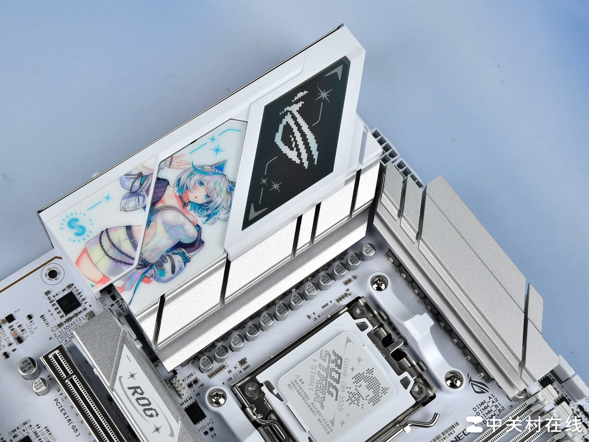 华硕ROG B850吹雪S NEO评测 二次元白色主板还得看吹雪