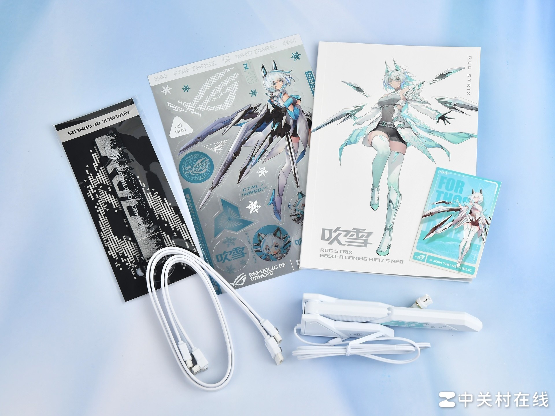 华硕ROG B850吹雪S NEO评测 二次元白色主板还得看吹雪