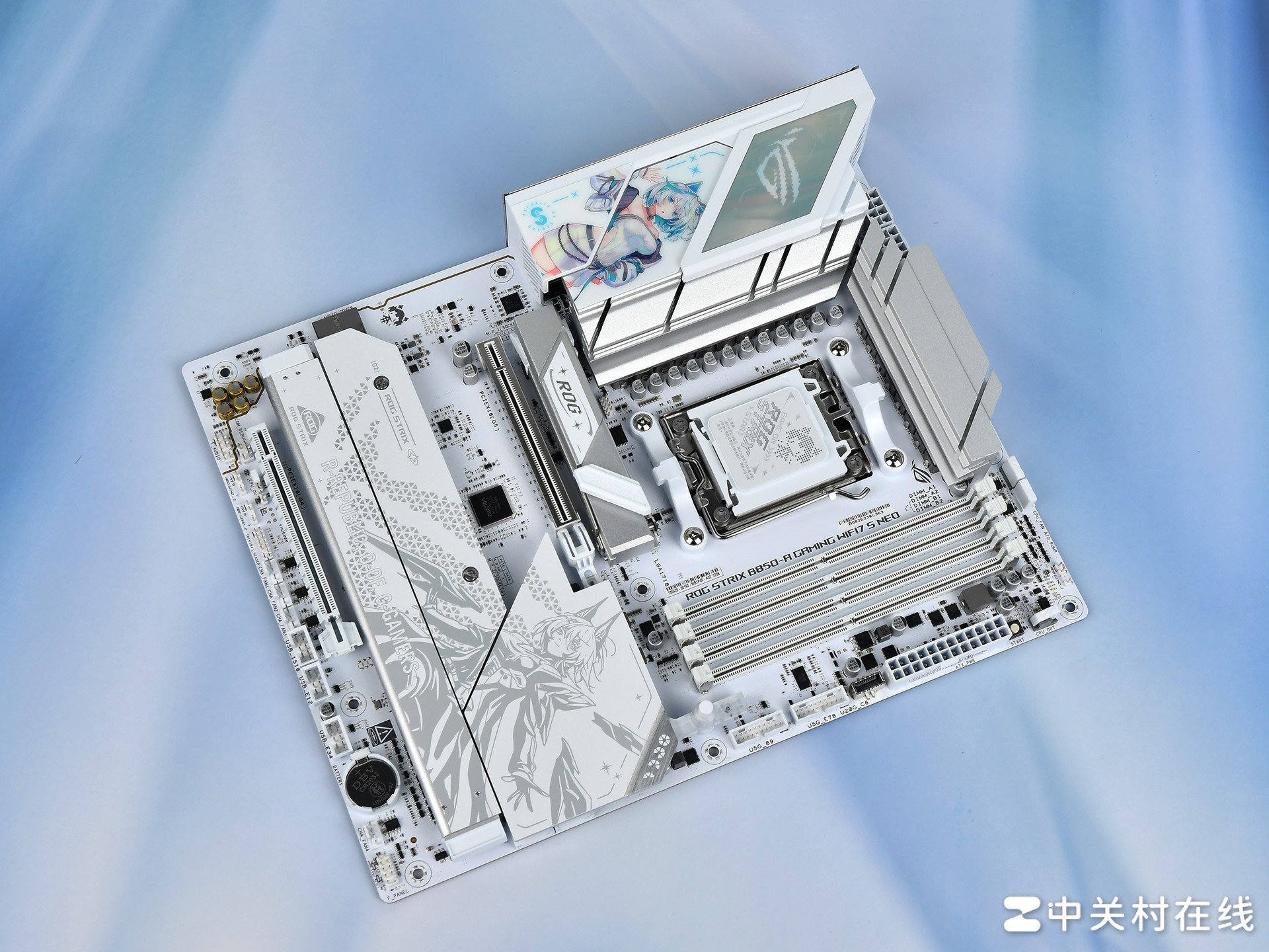 华硕ROG B850吹雪S NEO评测 二次元白色主板还得看吹雪