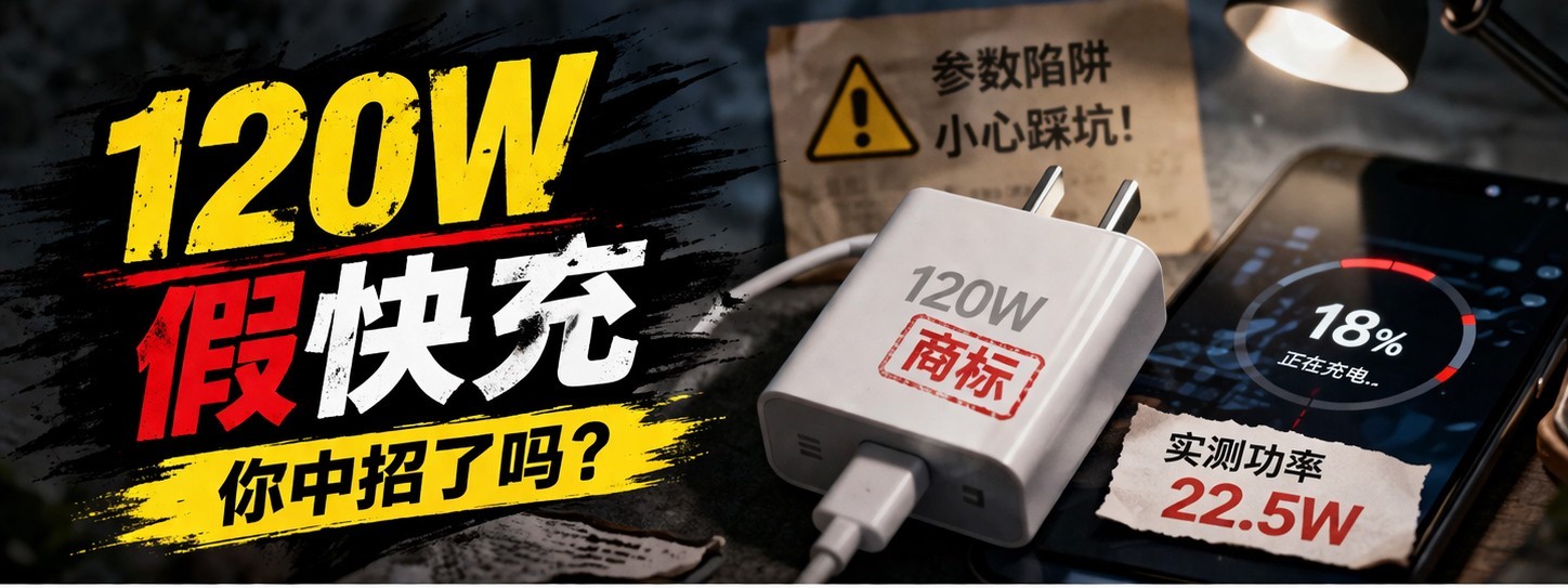 “120W”竟是商标？！一场充电器乱象背后的认知盲区