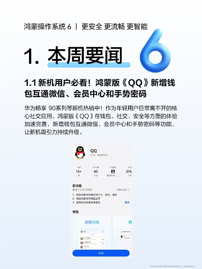 鸿蒙生态终端突破5500万，全新HarmonyOS 6.1开启推送