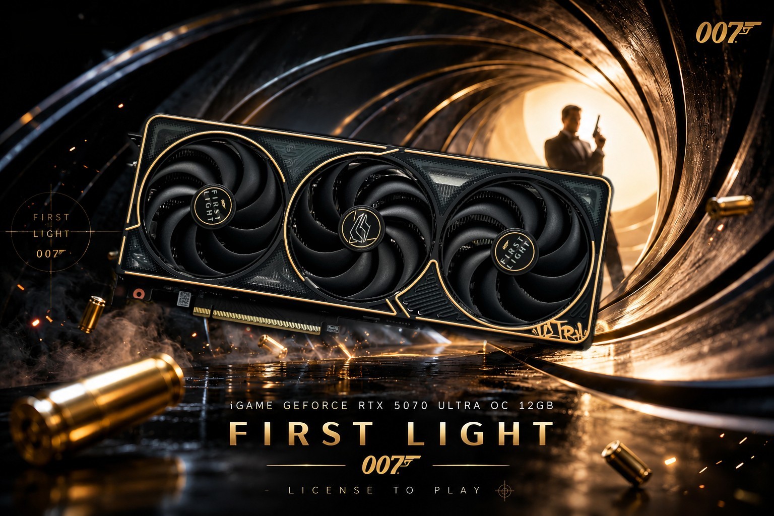iGame Ultra ×《007:初露锋芒》联名定制显卡评测:用007的方式讲述007