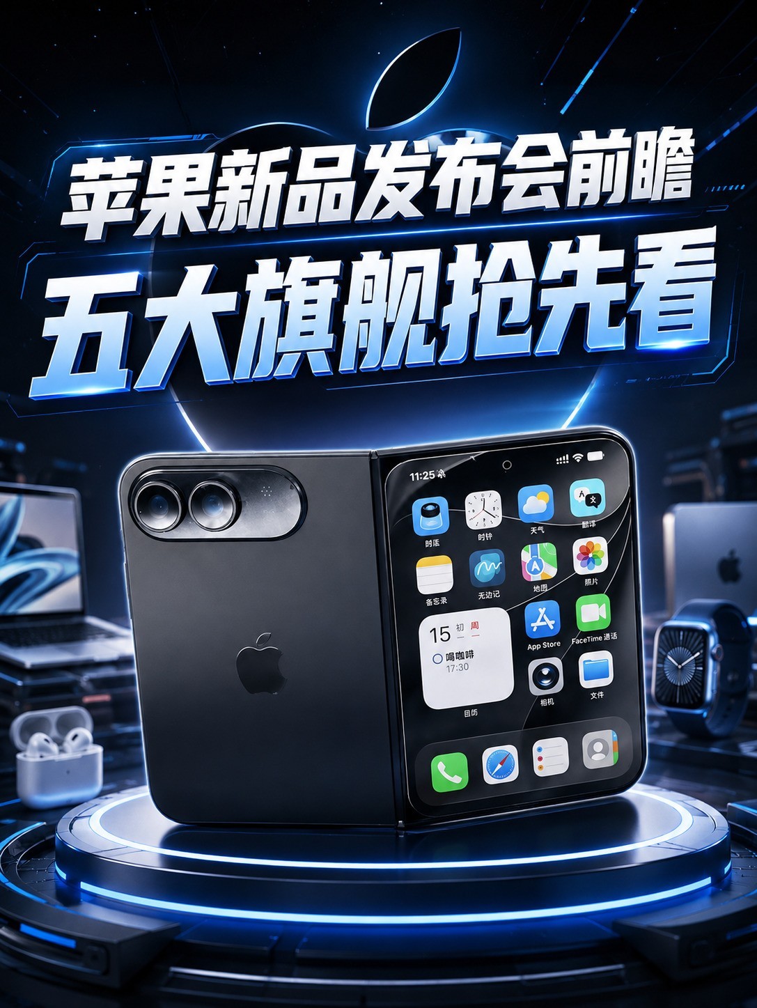 苹果新品发布会前瞻 五大旗舰抢先看